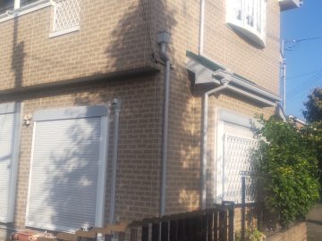 施工事例福生市ES様　新築建てた業者さんがつぶしの見積でした。お客様が今の模様が好きだからＵＶプロテクトクリヤー仕上げで行ないました。喜んでいただき２件紹介していただき有り難うございます。