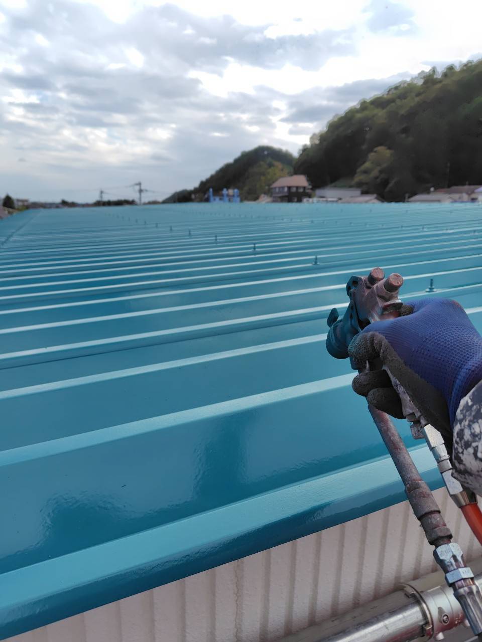 青梅市　匿名様　屋根塗装